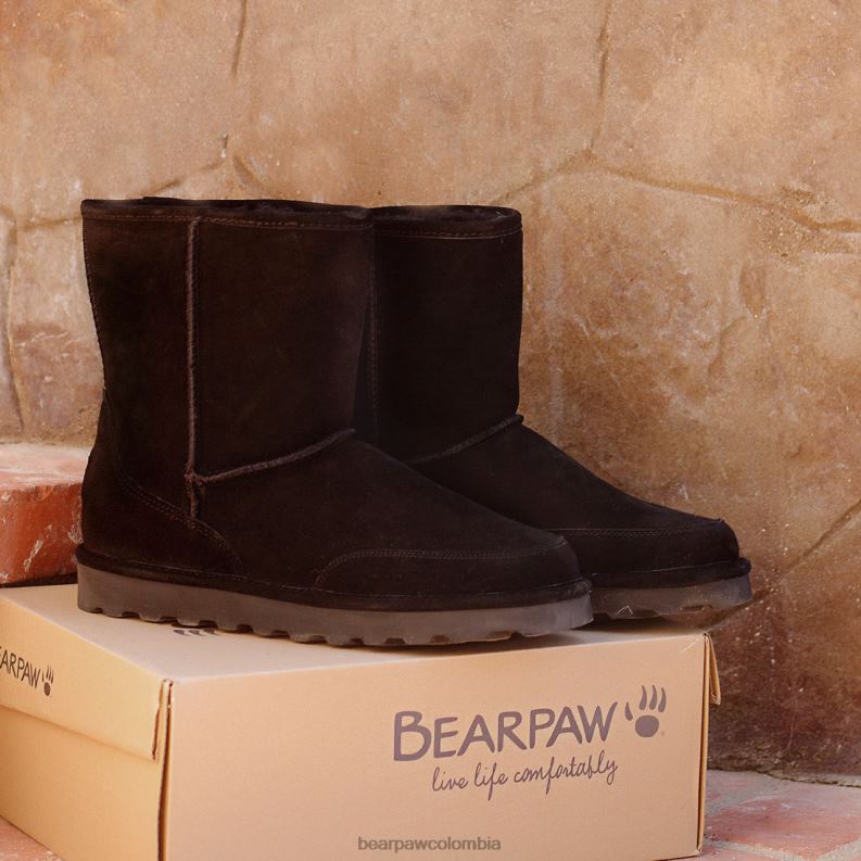 BEARPAW 8B2H511 botas negro hombres brady ancho