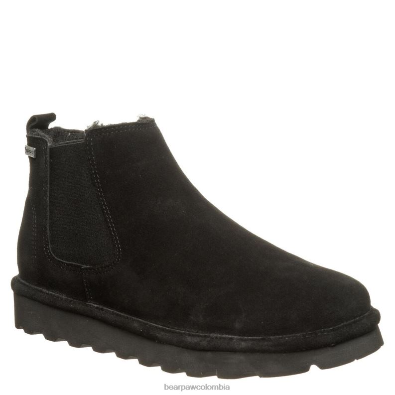 BEARPAW 8B2H522 botas negro hombres dibujó