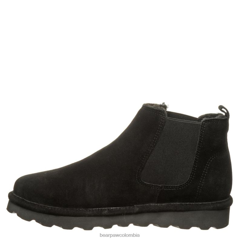BEARPAW 8B2H522 botas negro hombres dibujó