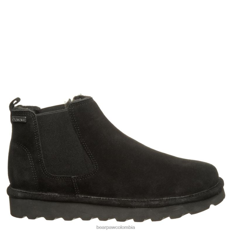 BEARPAW 8B2H522 botas negro hombres dibujó