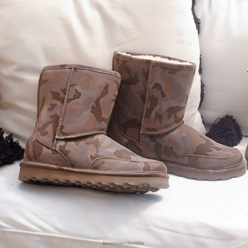 BEARPAW 8B2H523 botas camuflaje terrestre hombres brady ancho