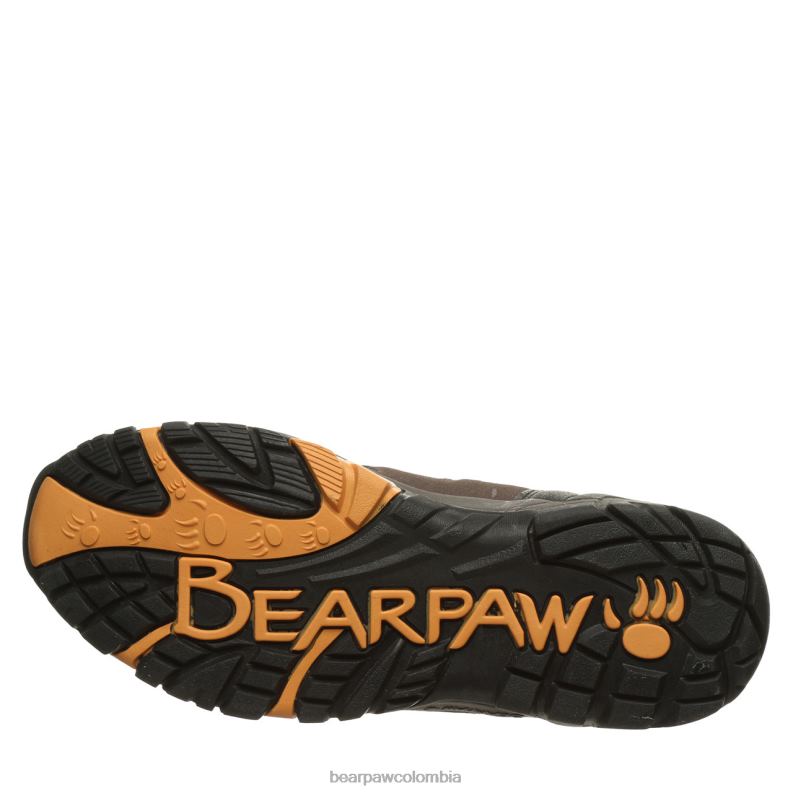BEARPAW 8B2H548 caminantes gris pardo hombres brock
