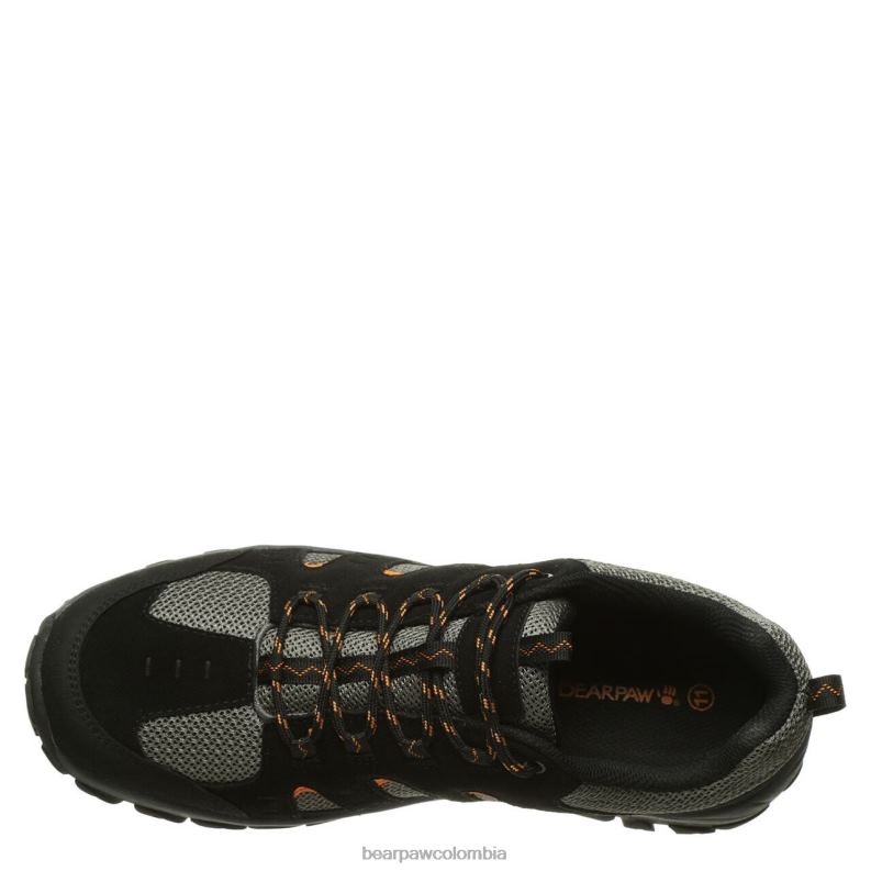 BEARPAW 8B2H556 caminantes negro/naranja hombres resplandor