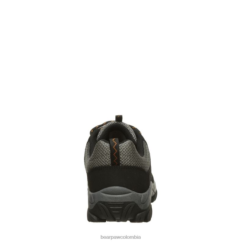 BEARPAW 8B2H556 caminantes negro/naranja hombres resplandor