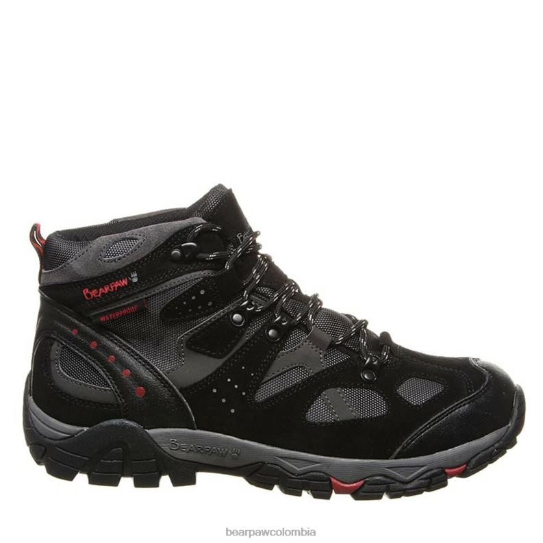 BEARPAW 8B2H557 caminantes Gris oscuro hombres brock ancho