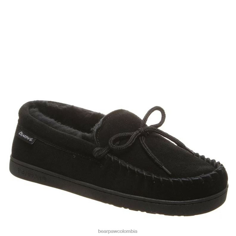 BEARPAW 8B2H527 zapatillas negro hombres moc ii ancho
