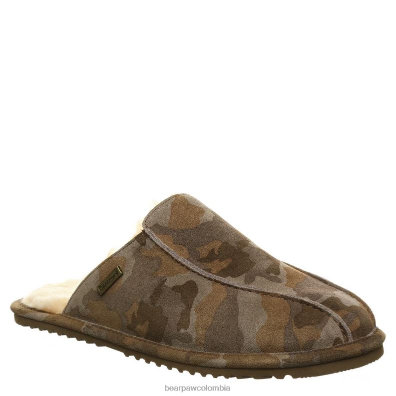 BEARPAW 8B2H538 zapatillas camuflaje terrestre hombres pierre