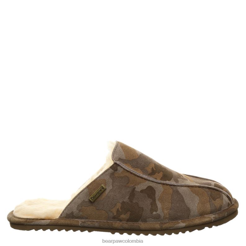 BEARPAW 8B2H538 zapatillas camuflaje terrestre hombres pierre