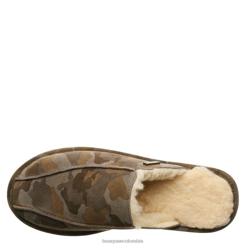 BEARPAW 8B2H538 zapatillas camuflaje terrestre hombres pierre