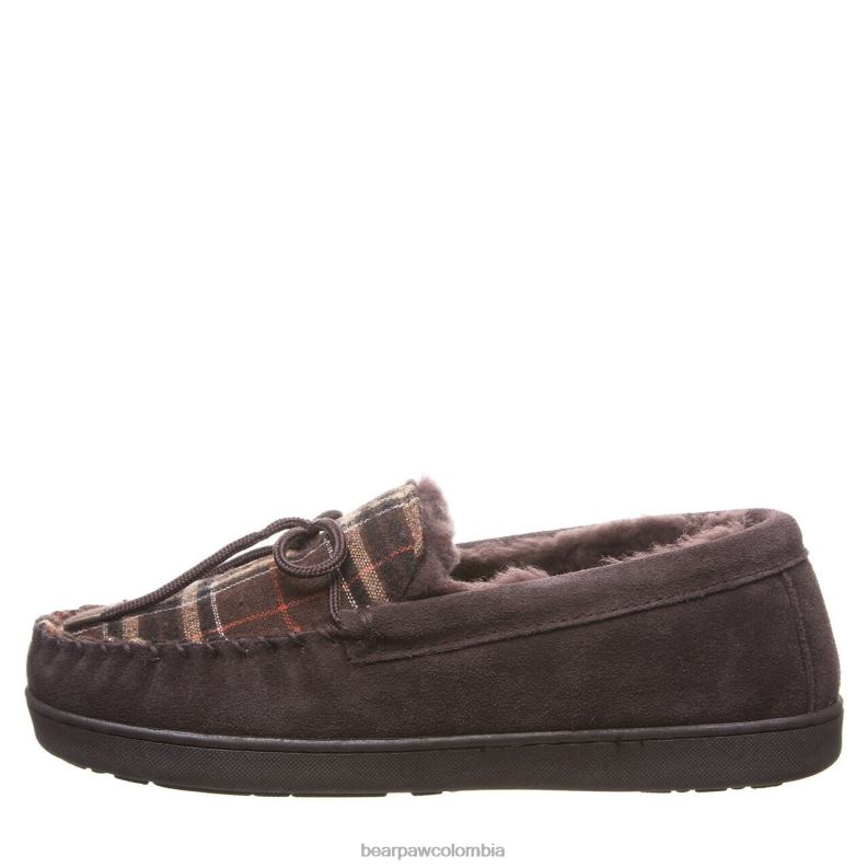 BEARPAW 8B2H541 zapatillas chocolate multi punto hombres moc ii