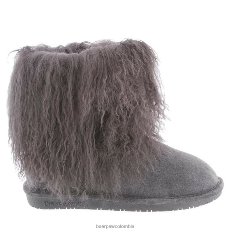 BEARPAW 8B2H104 botas carbón mujer abucheo