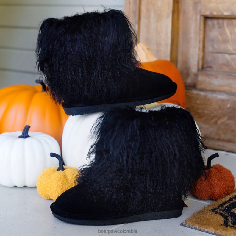 BEARPAW 8B2H105 botas negro mujer abucheo