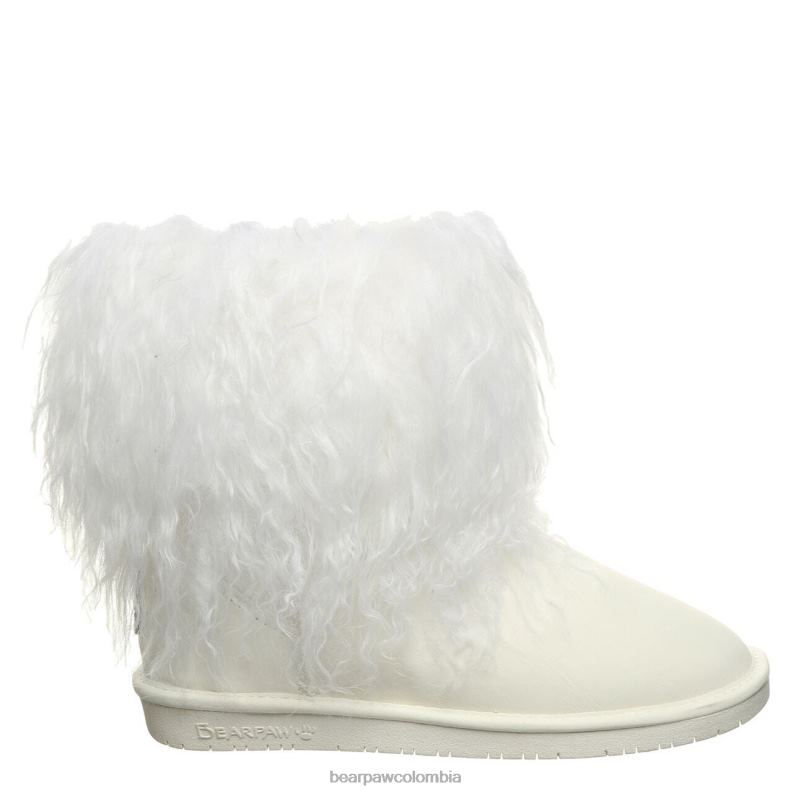 BEARPAW 8B2H106 botas blanco mujer abucheo