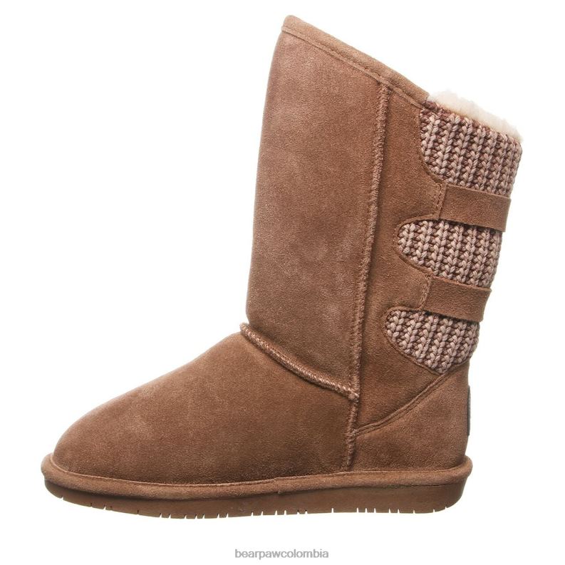 BEARPAW 8B2H112 botas nuez dura mujer boshie ancho