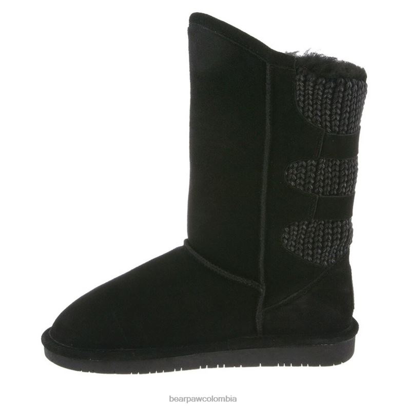BEARPAW 8B2H113 botas negro mujer boshie ancho