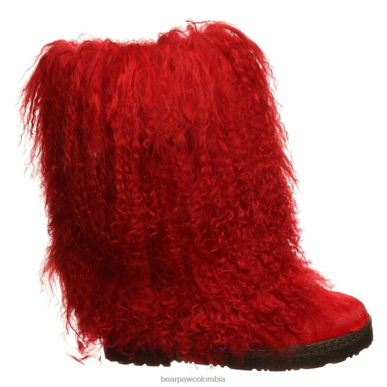 BEARPAW 8B2H117 botas rojo mujer boetis