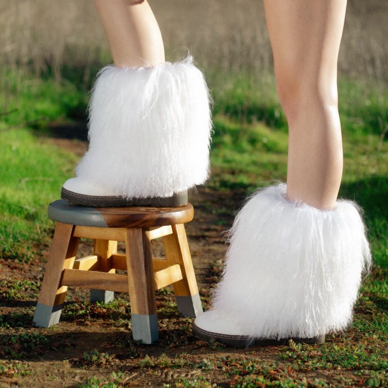 BEARPAW 8B2H118 botas blanco mujer boetis