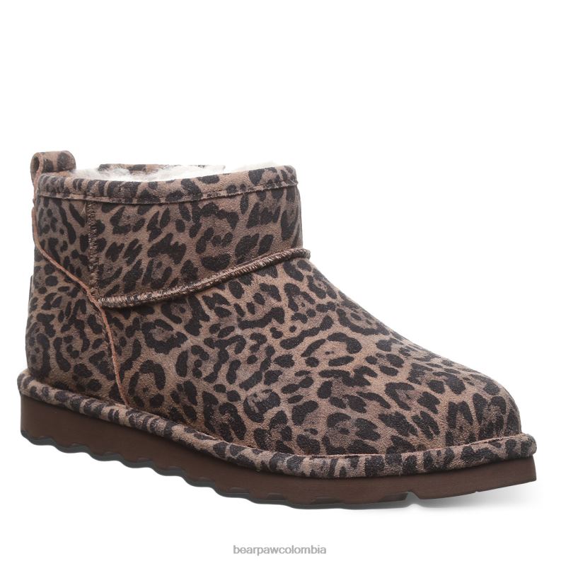 BEARPAW 8B2H120 botas leopardo mujer shorty exótico