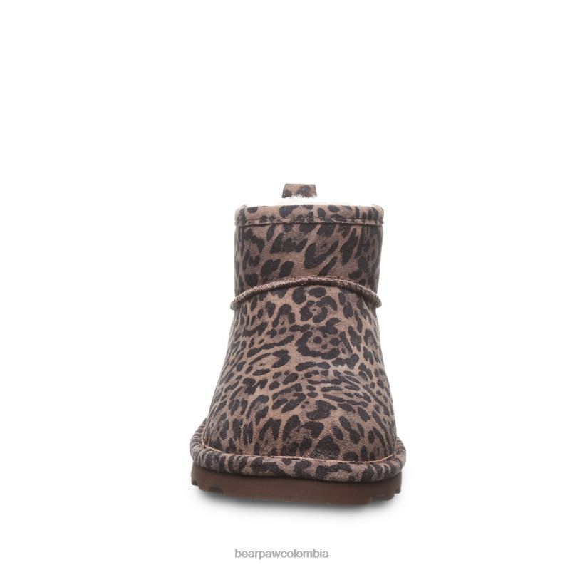 BEARPAW 8B2H120 botas leopardo mujer shorty exótico