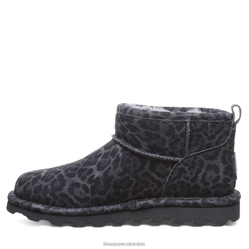 BEARPAW 8B2H123 botas leopardo gris mujer shorty exótico