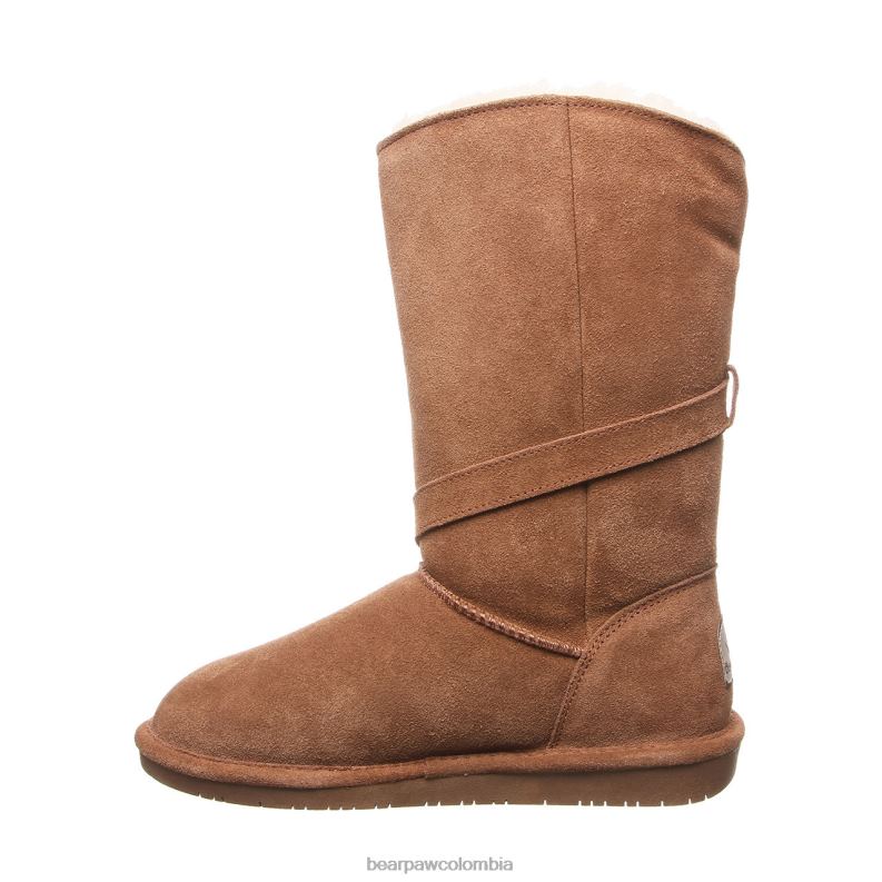BEARPAW 8B2H127 botas nogal ii mujer sólidos tatum
