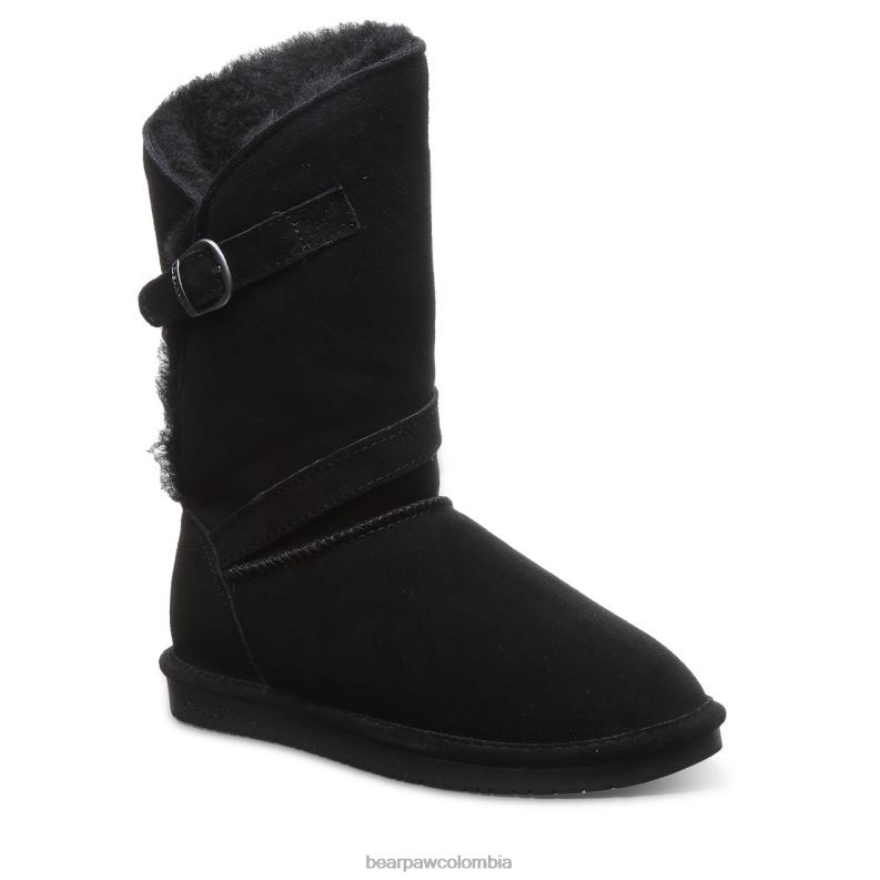 BEARPAW 8B2H128 botas negro mujer sólidos tatum