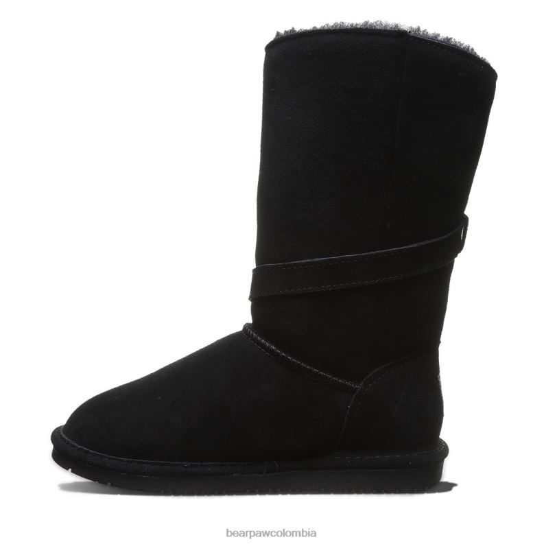 BEARPAW 8B2H128 botas negro mujer sólidos tatum