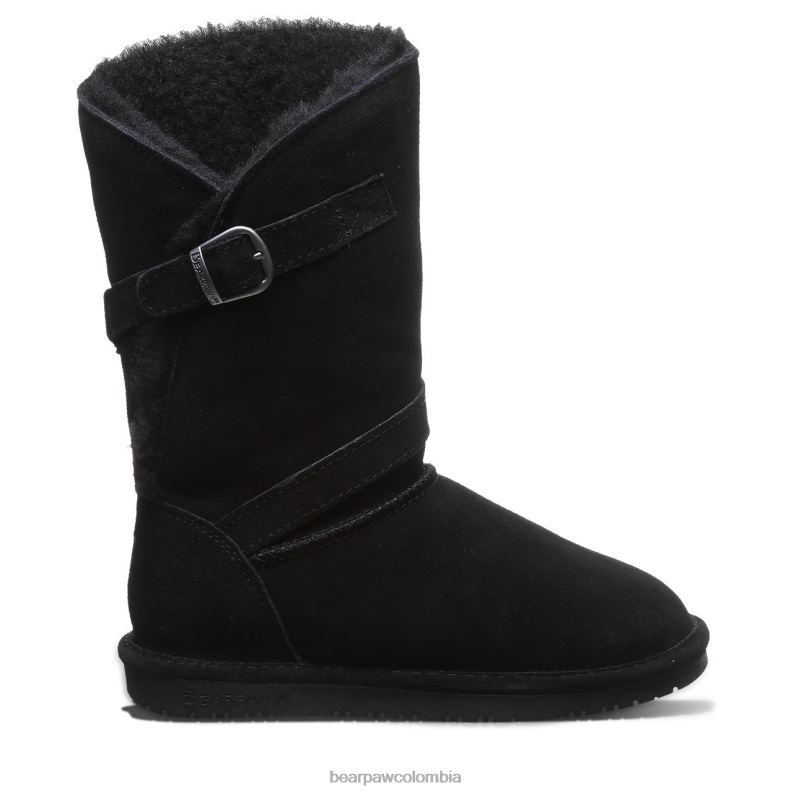 BEARPAW 8B2H128 botas negro mujer sólidos tatum