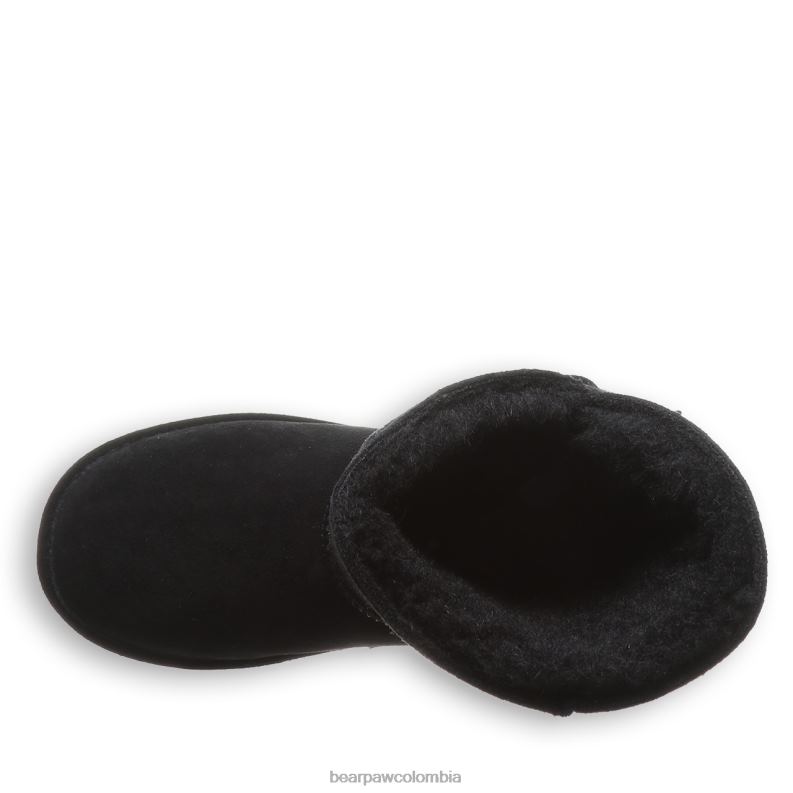 BEARPAW 8B2H128 botas negro mujer sólidos tatum