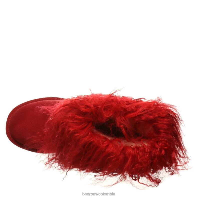 BEARPAW 8B2H132 botas rojo mujer abucheo