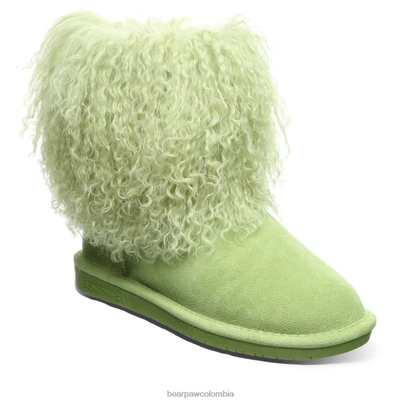 BEARPAW 8B2H133 botas verde mujer abucheo