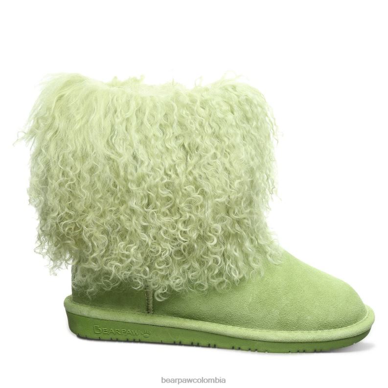 BEARPAW 8B2H133 botas verde mujer abucheo