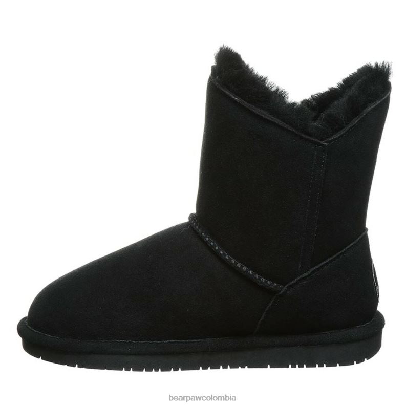 BEARPAW 8B2H135 botas negro mujer rosalina ancha