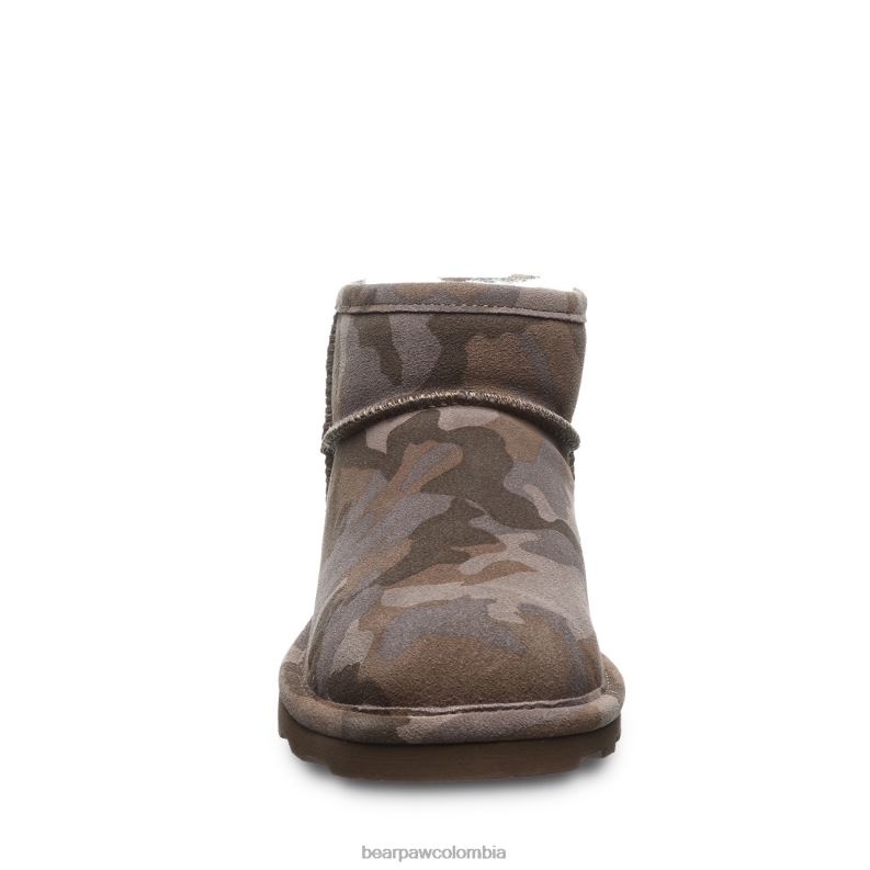 BEARPAW 8B2H136 botas camuflaje terrestre mujer shorty exótico
