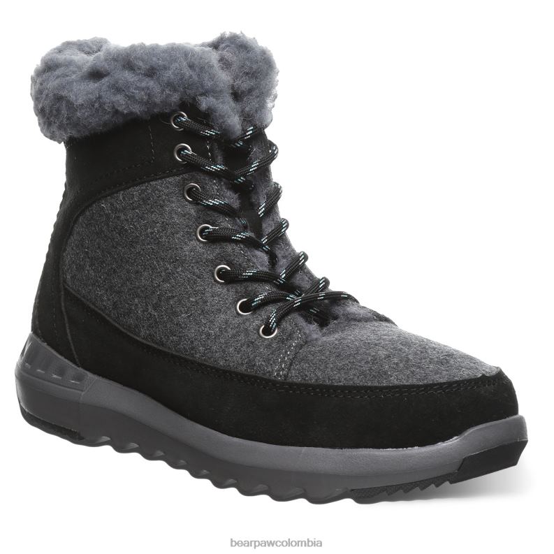 BEARPAW 8B2H141 botas negro/gris mujer cheryl