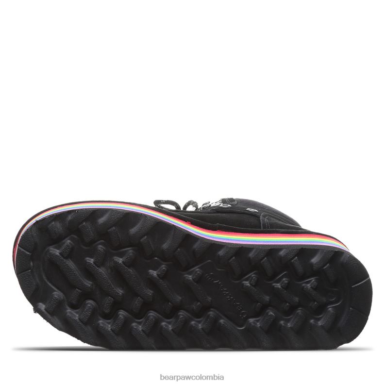 BEARPAW 8B2H14 botas negro mujer alicia retro