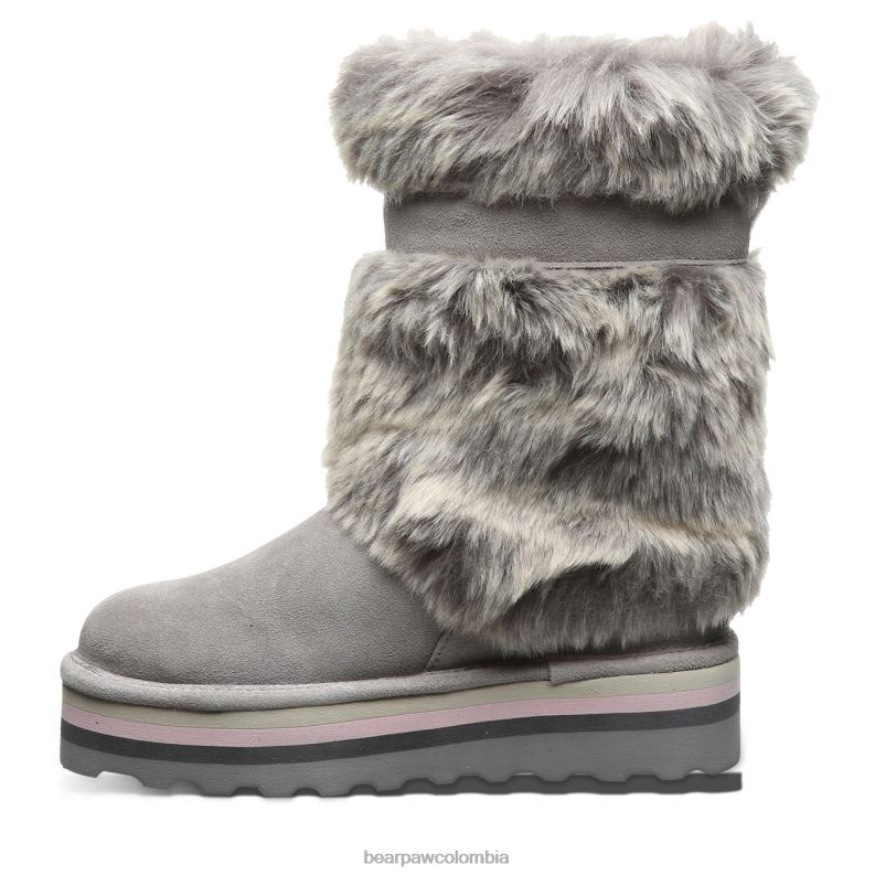 BEARPAW 8B2H151 botas niebla gris mujer tama retro