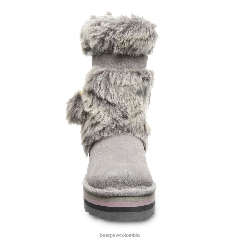 BEARPAW 8B2H151 botas niebla gris mujer tama retro