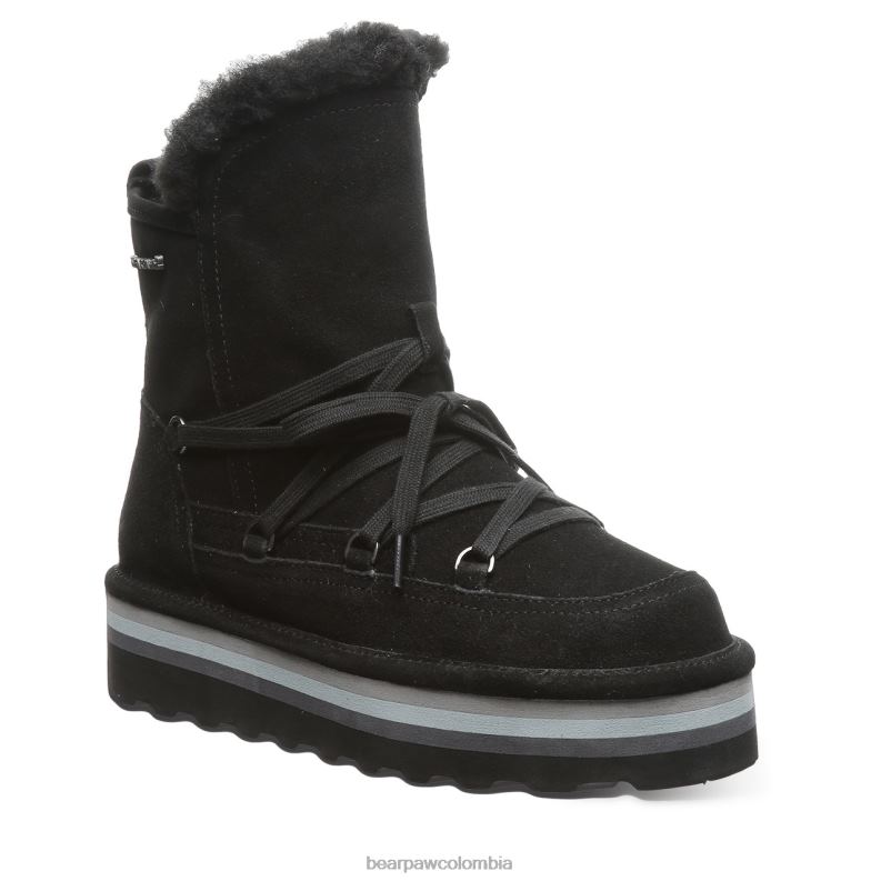 BEARPAW 8B2H153 botas negro mujer mundo retro