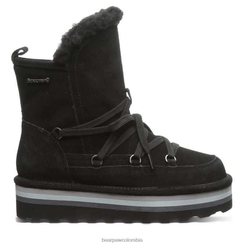 BEARPAW 8B2H153 botas negro mujer mundo retro