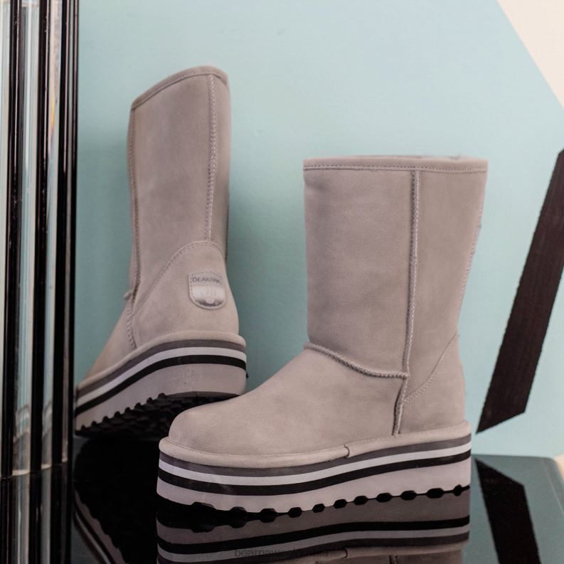 BEARPAW 8B2H159 botas gris mujer ella retro