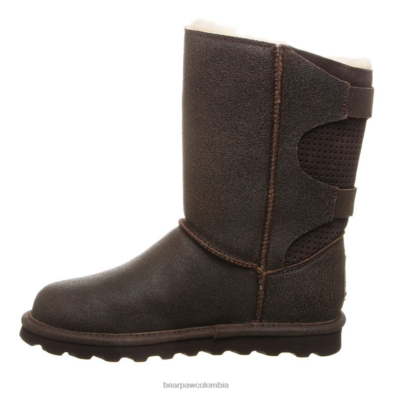 BEARPAW 8B2H160 botas castaño angustiado mujer clara