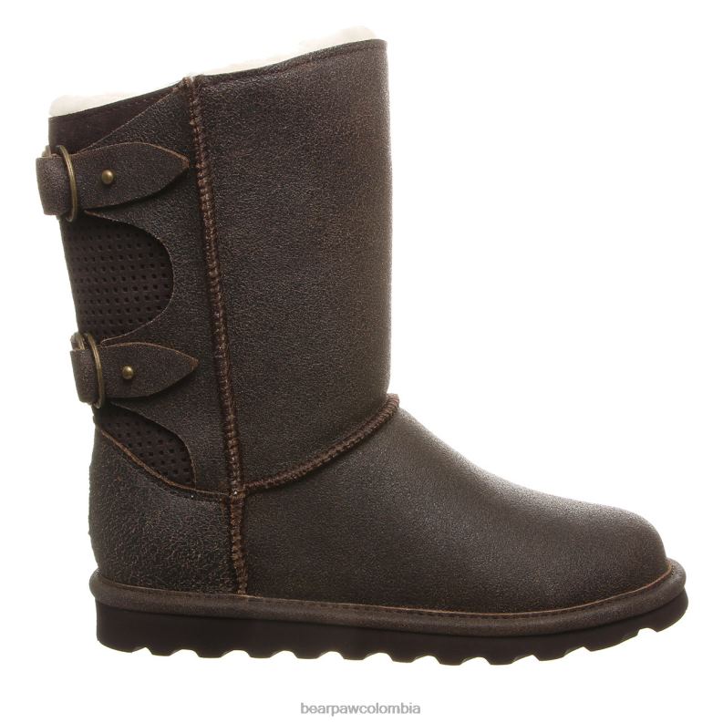 BEARPAW 8B2H160 botas castaño angustiado mujer clara