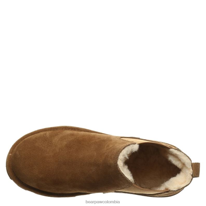 BEARPAW 8B2H163 botas nuez dura mujer dibujó