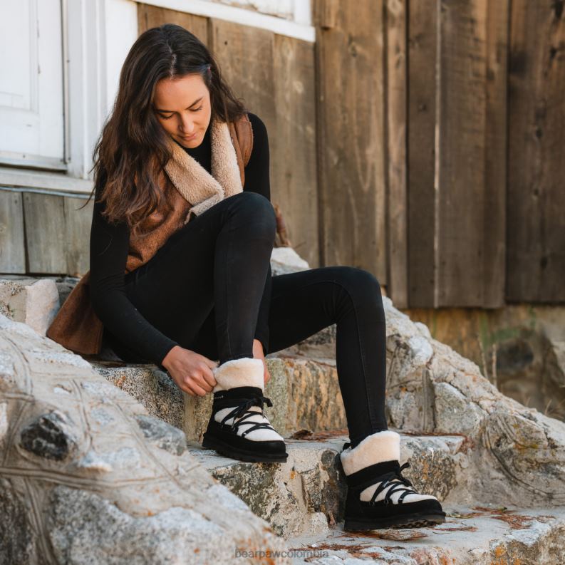 BEARPAW 8B2H16 botas negro mujer anastacia