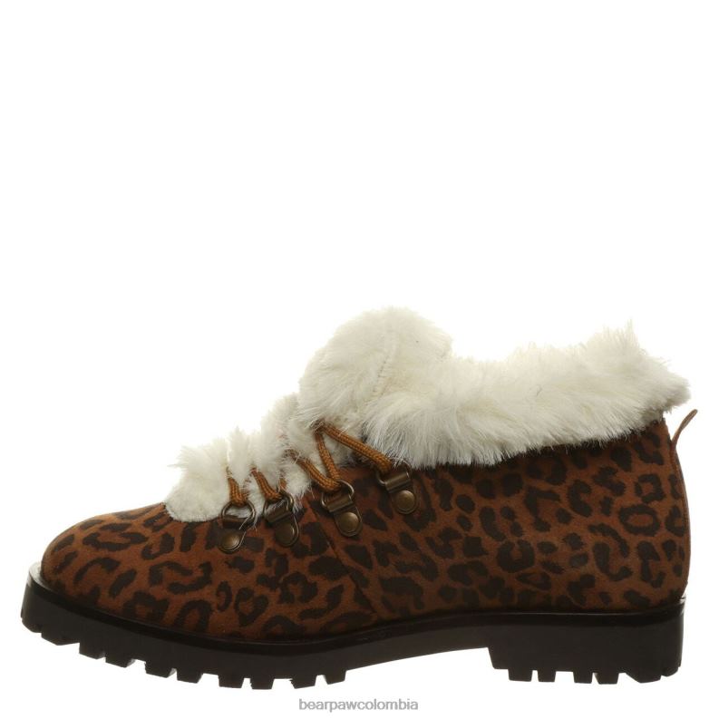 BEARPAW 8B2H190 botas leopardo de nogal americano mujer vera