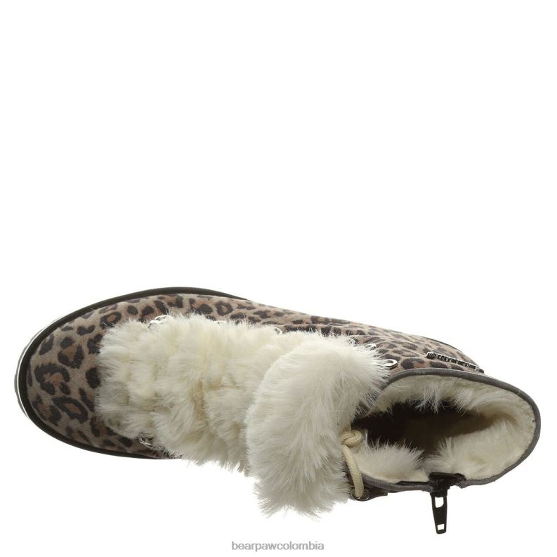 BEARPAW 8B2H193 botas leopardo gris mujer vanna