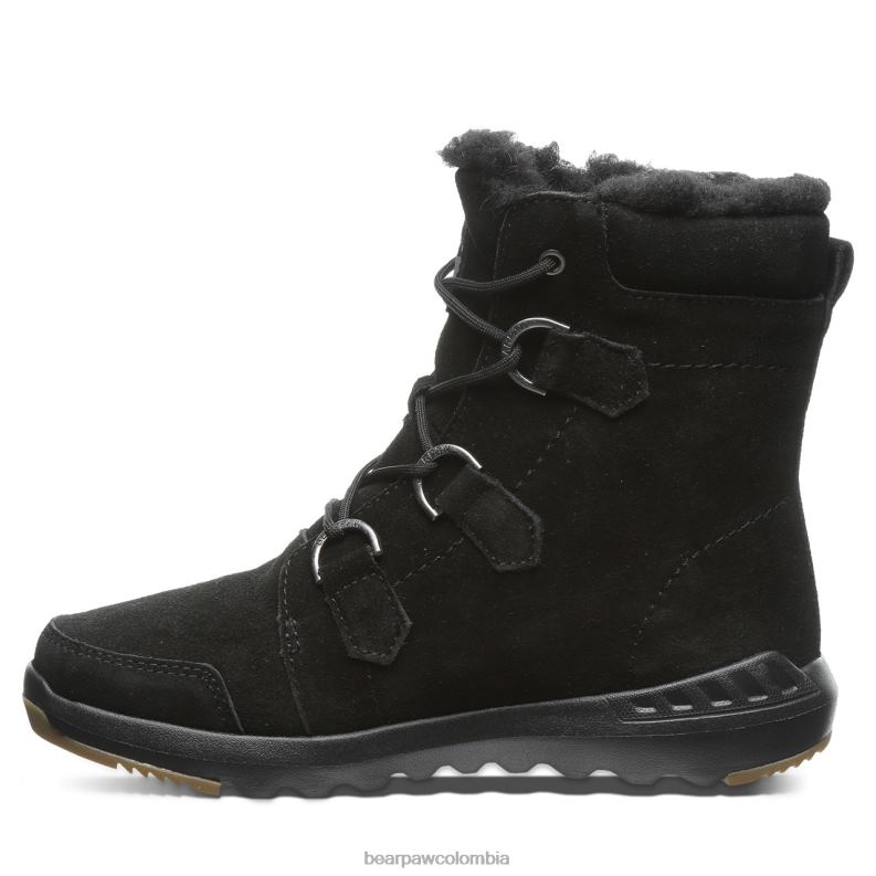 BEARPAW 8B2H19 botas negro mujer tira