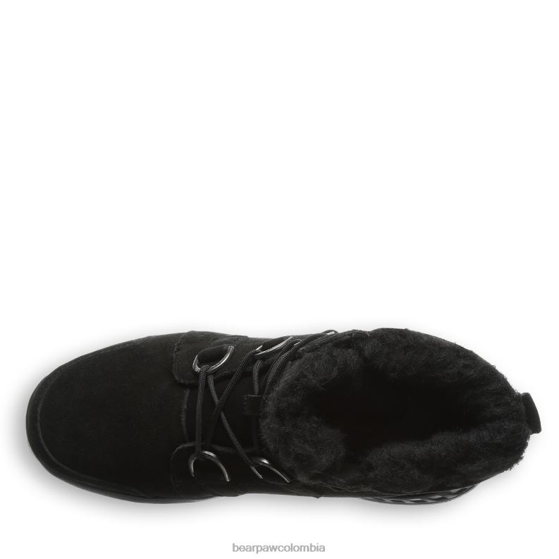 BEARPAW 8B2H19 botas negro mujer tira