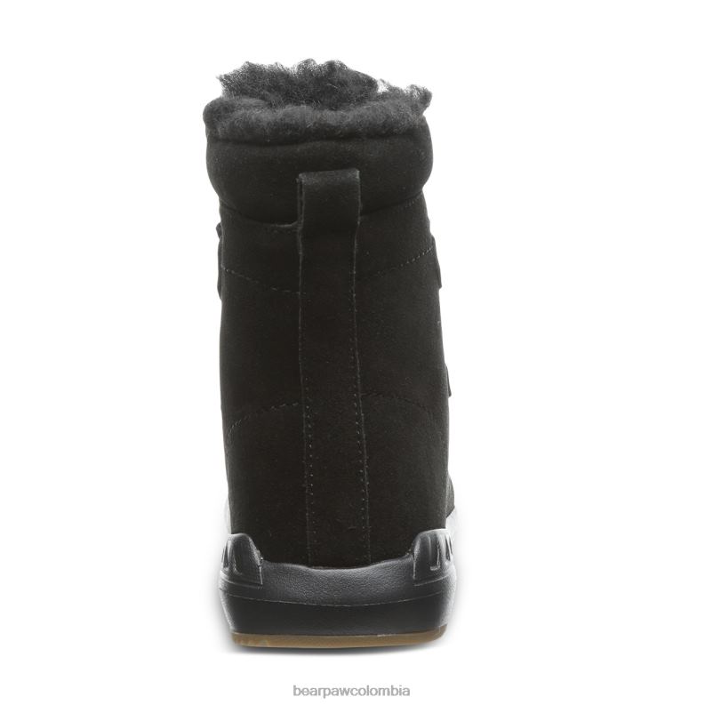 BEARPAW 8B2H19 botas negro mujer tira
